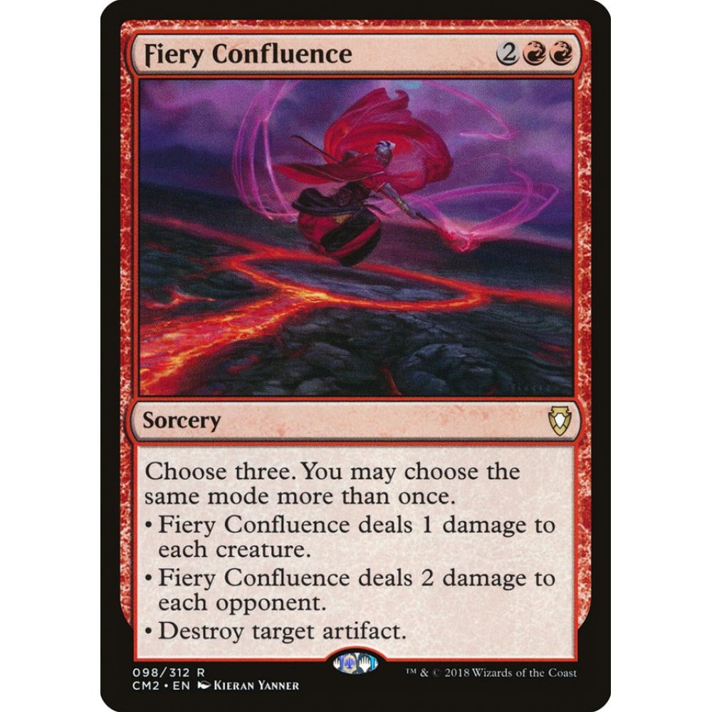 Fiery Confluence rare 98 Magic the Gathering Commander Anthology Volume II