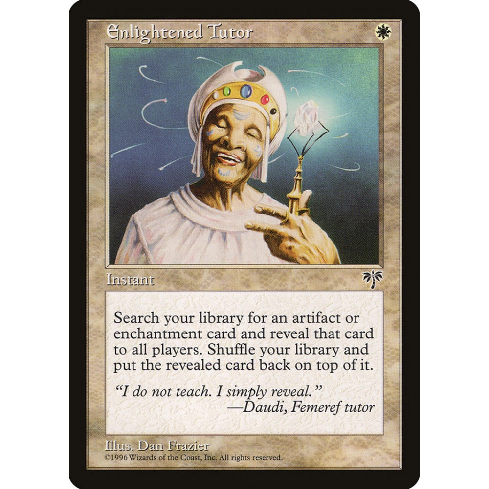 Enlightened Tutor uncommon 14 Magic the Gathering Mirage