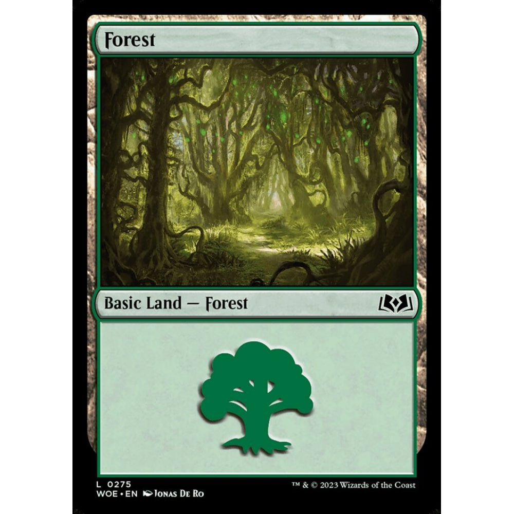 Forest, common, 275, Magic the Gathering, Wilds of Eldraine