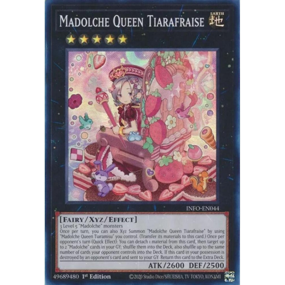 Madolche Queen Tiarafraise INFO-EN044 Super Yu-Gi-Oh The Infinite Forbidden