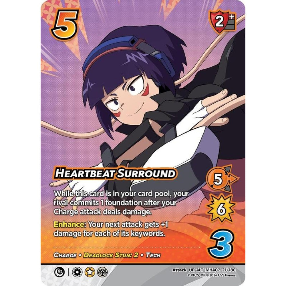 Heartbeat Surround, 21/180, UR-ALT, UniVersus, MHA07 Girl Power