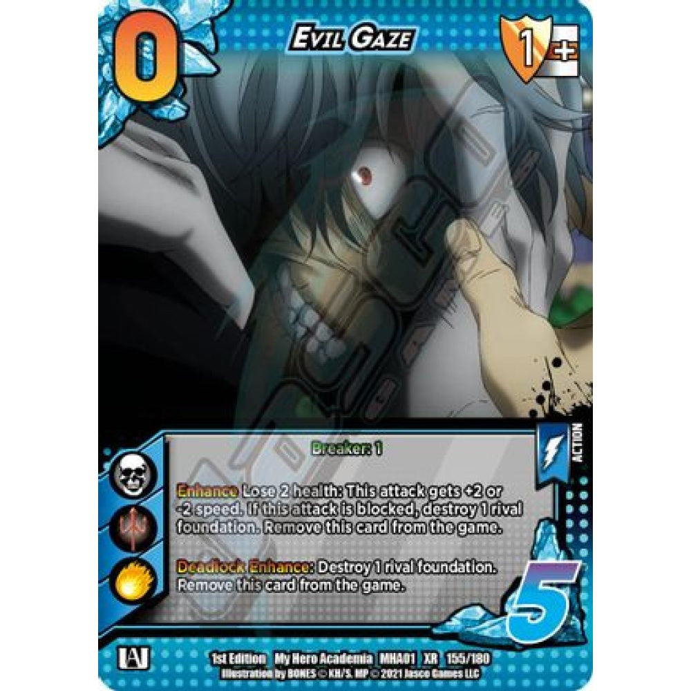 Evil Gaze, 155/180, XR, UniVersus, MHA01 My Hero Academia