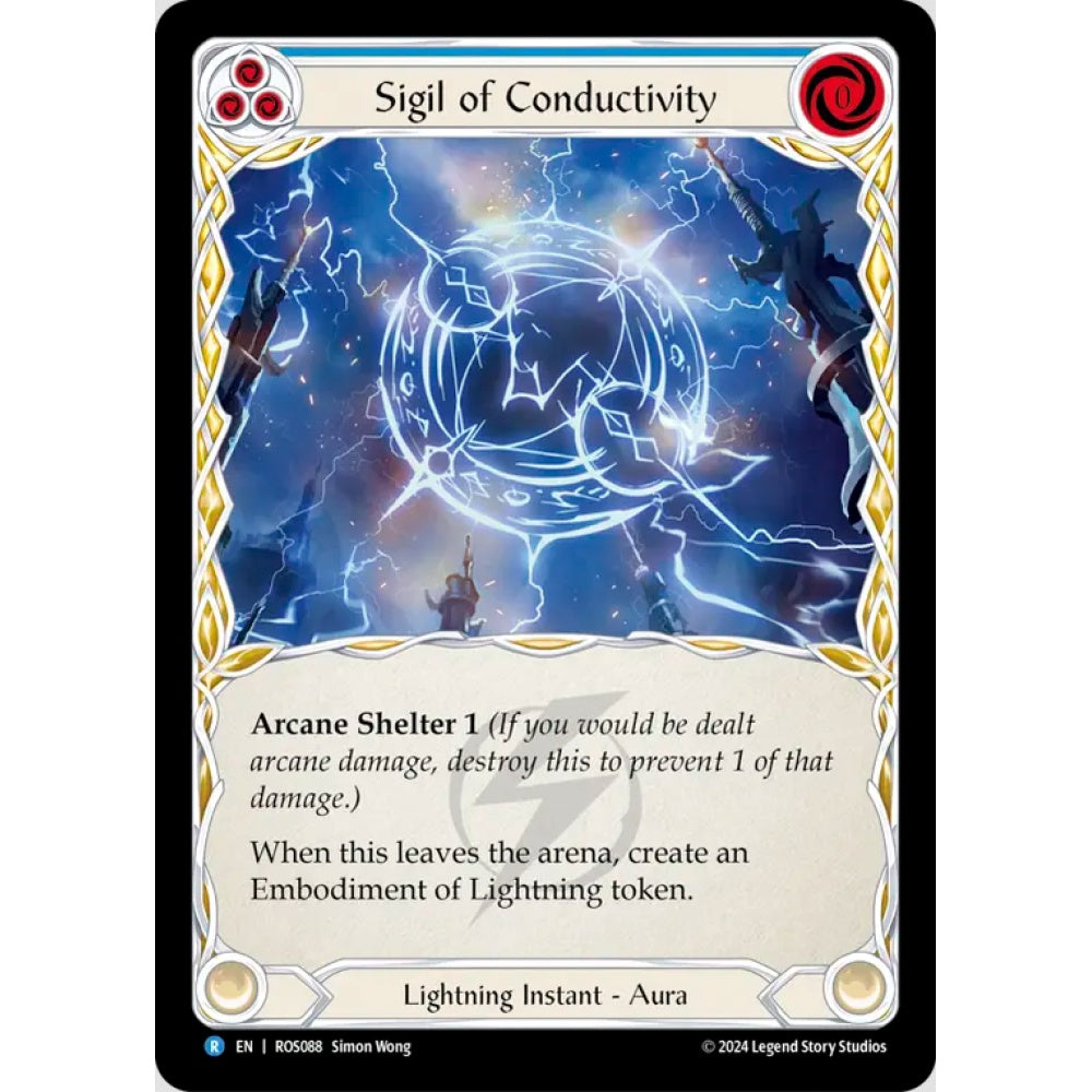Sigil of Conductivity, ROS088, Rare, Flesh and Blood, Rosetta