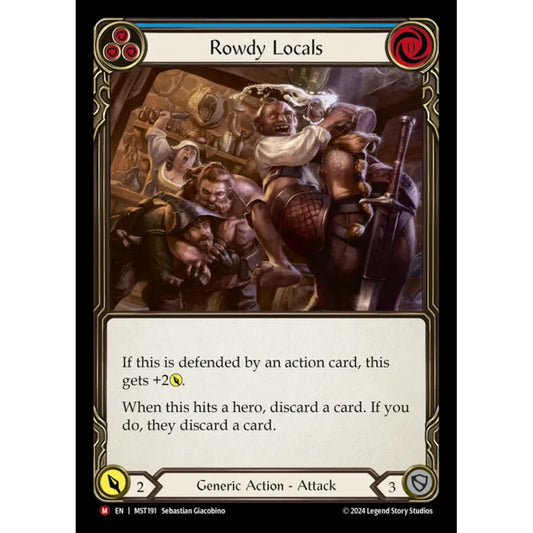 Rowdy Locals MST191 Majestic Flesh & Blood Trading Card Game Part the Mistveil in Regular Art