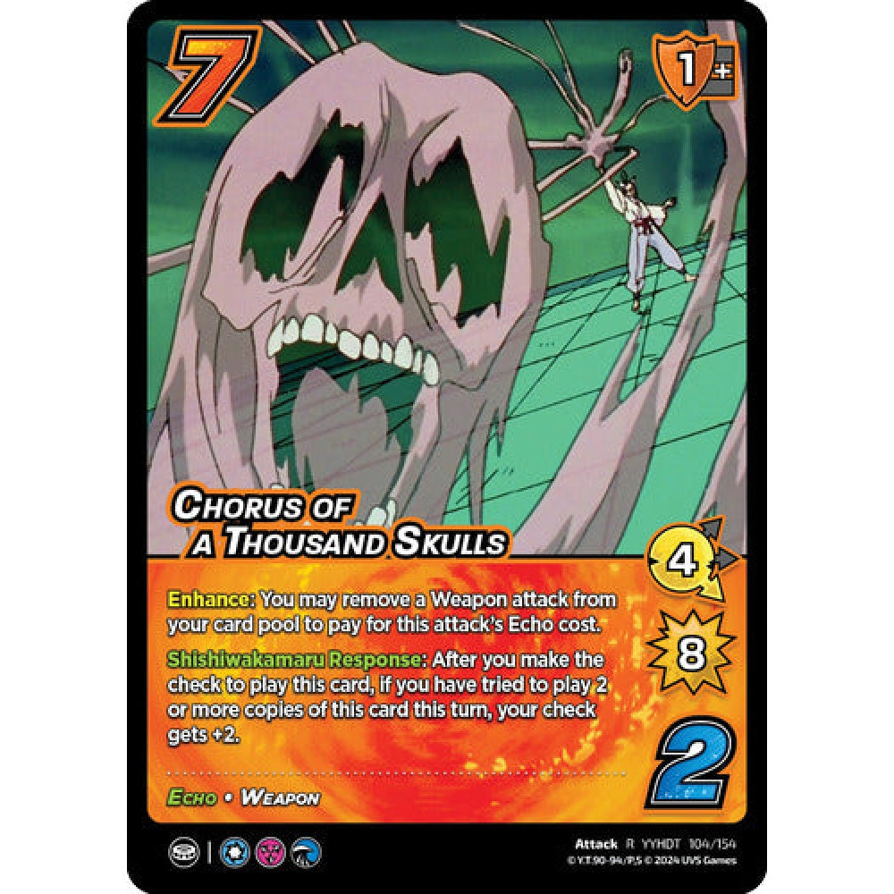 Chorus of a Thousand Skulls, 104/154, R, UniVersus, Yu Yu Hakusho: Dark Tournament