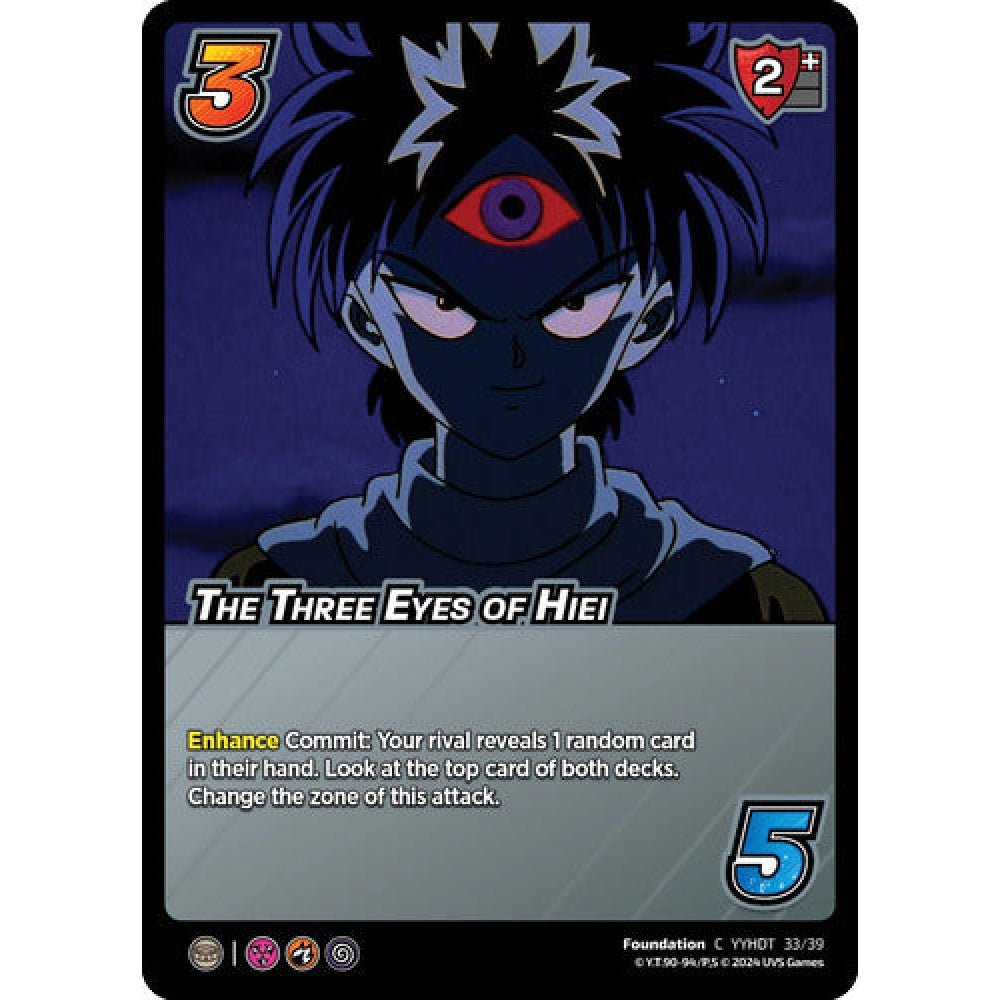 The Three Eyes of Hiei, 33/39, C, UniVersus, Yu Yu Hakusho: Dark Tournament