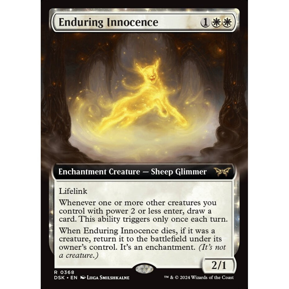 Enduring Innocence, 368, rare, Magic: The Gathering, Duskmourn: House of Horror