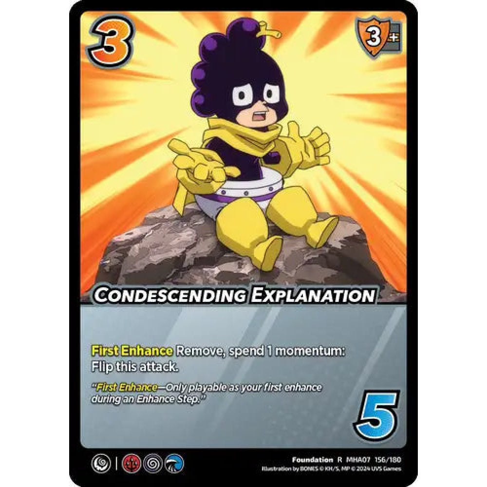 Condescending Explanation, 156/180, R, UniVersus, MHA07 Girl Power