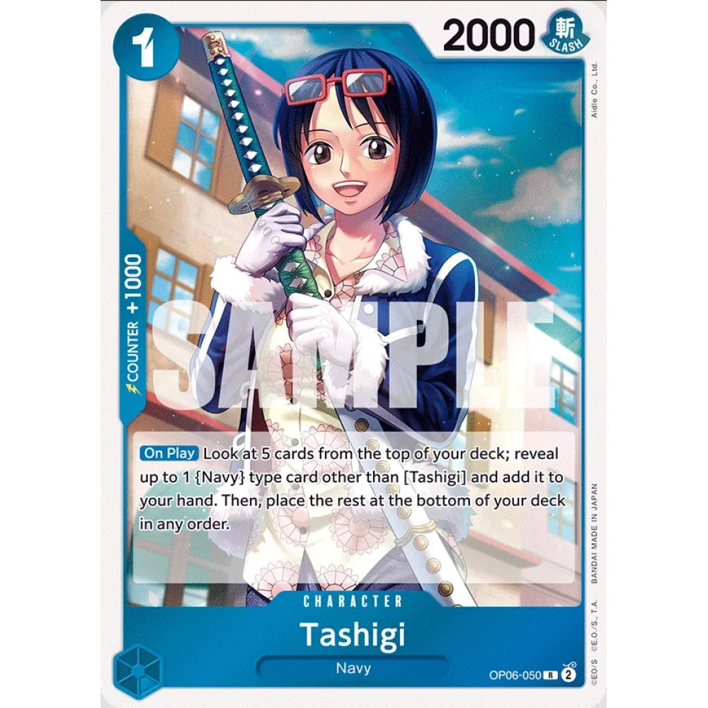 Tashigi, OP06-050, Rare, One Piece, Wings of the Captain