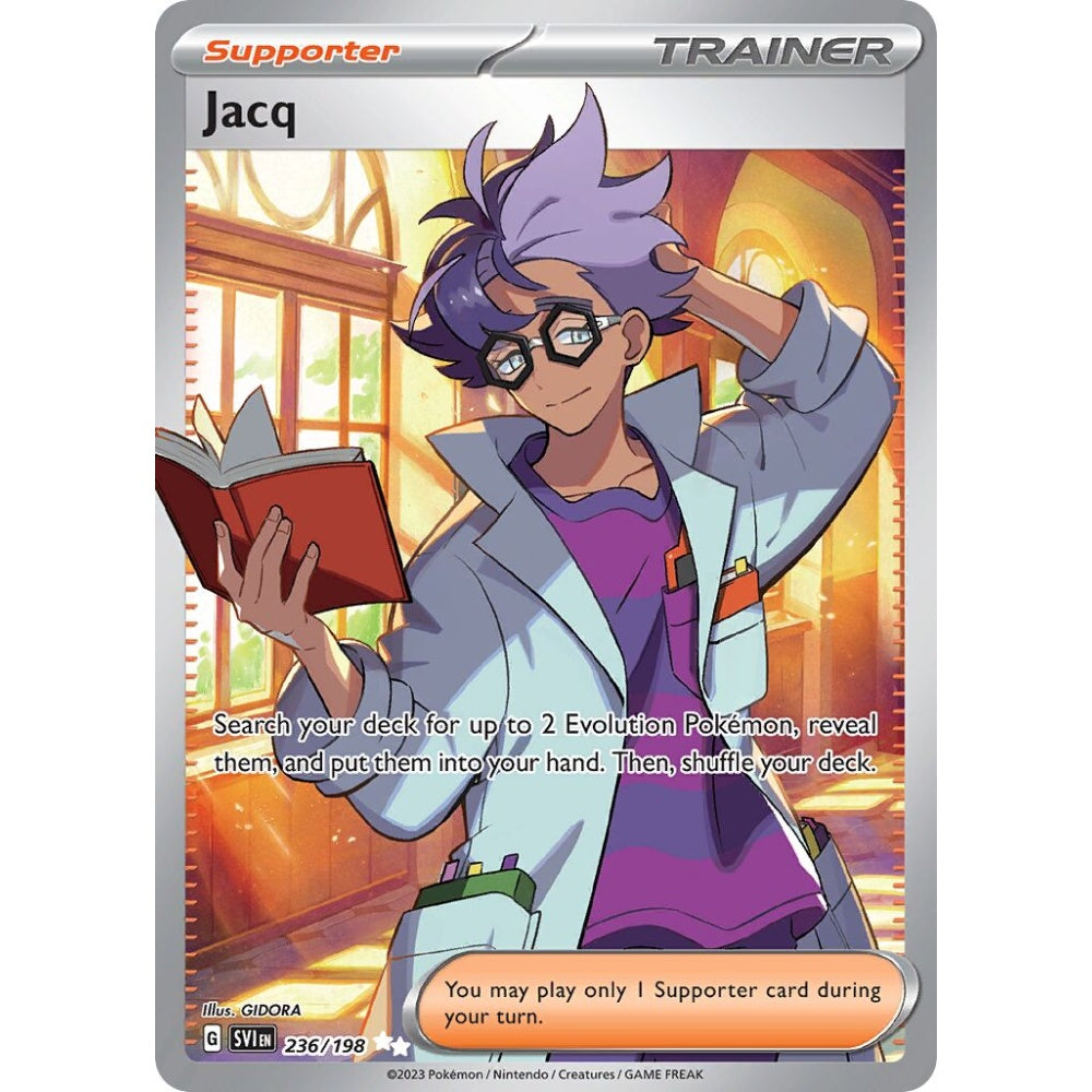 Jacq Ultra Rare 236/198 Pokemon Card Game Scarlet & Violet