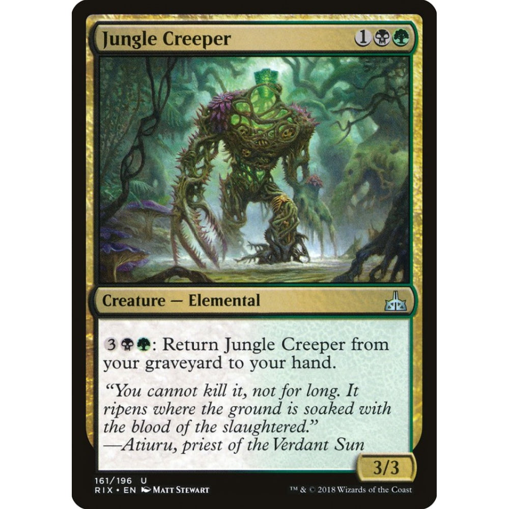 Jungle Creeper uncommon 161 Magic the Gathering Rivals of Ixalan