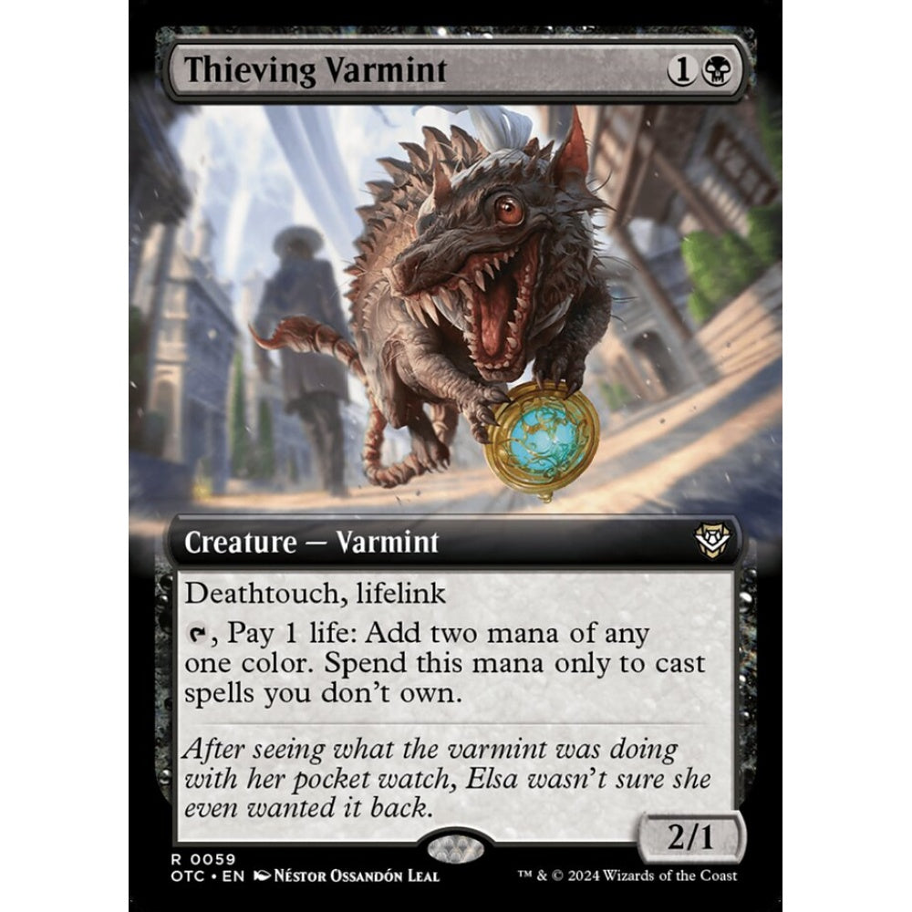 Thieving Varmint, 59, rare, Magic: The Gathering, Outlaws of Thunder Junction