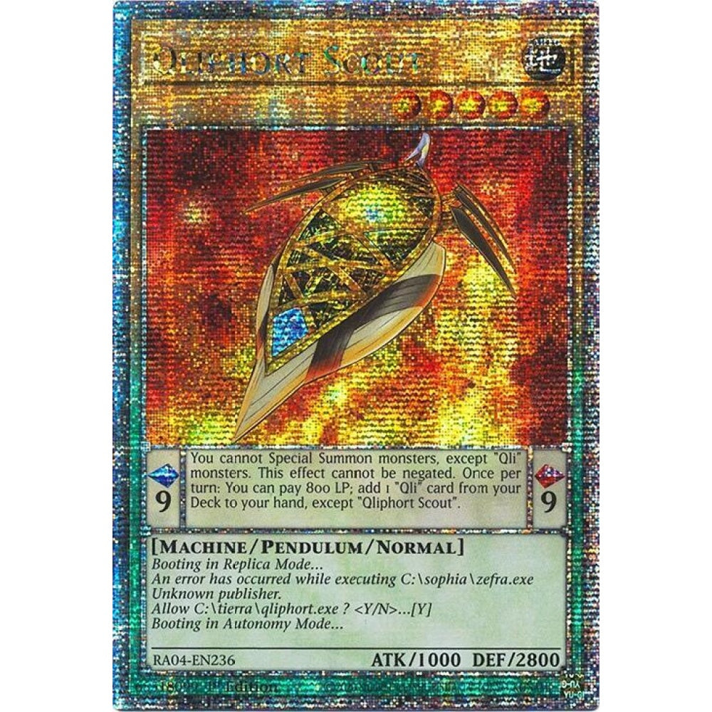 Qliphort Scout (Quarter Century Secret Rare) - RA04-EN236 QCR