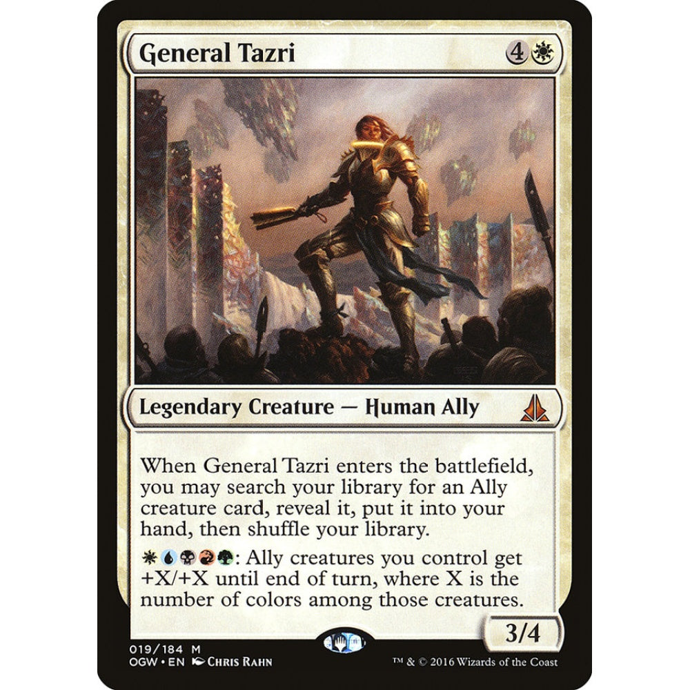 General Tazri mythic 19 Magic the Gathering Oath of the Gatewatch
