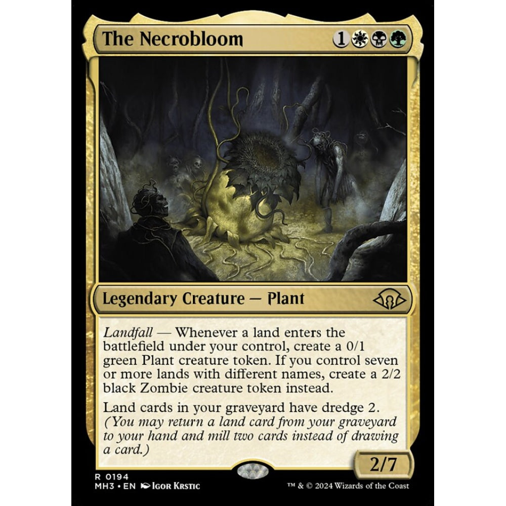 The Necrobloom, 194, rare, Magic: The Gathering, Modern Horizons 3