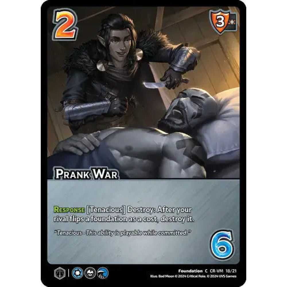 Prank War, 18/21, C, UniVersus, Critical Role Vox Machina & Mighty Nein