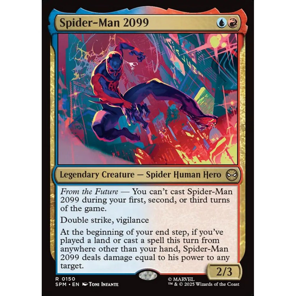 Spider-Man 2099 rare 150 Magic the Gathering Marvel's Spider-Man