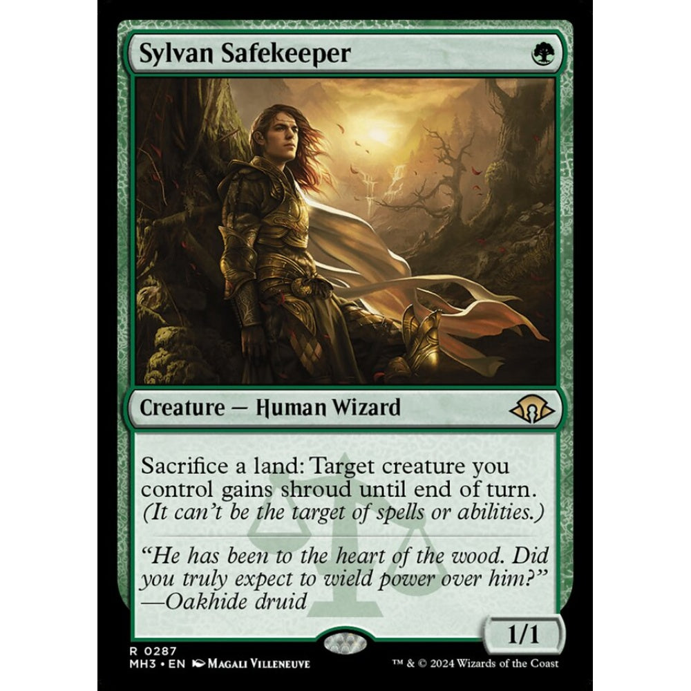 Sylvan Safekeeper, 287, rare, Magic: The Gathering, Modern Horizons 3
