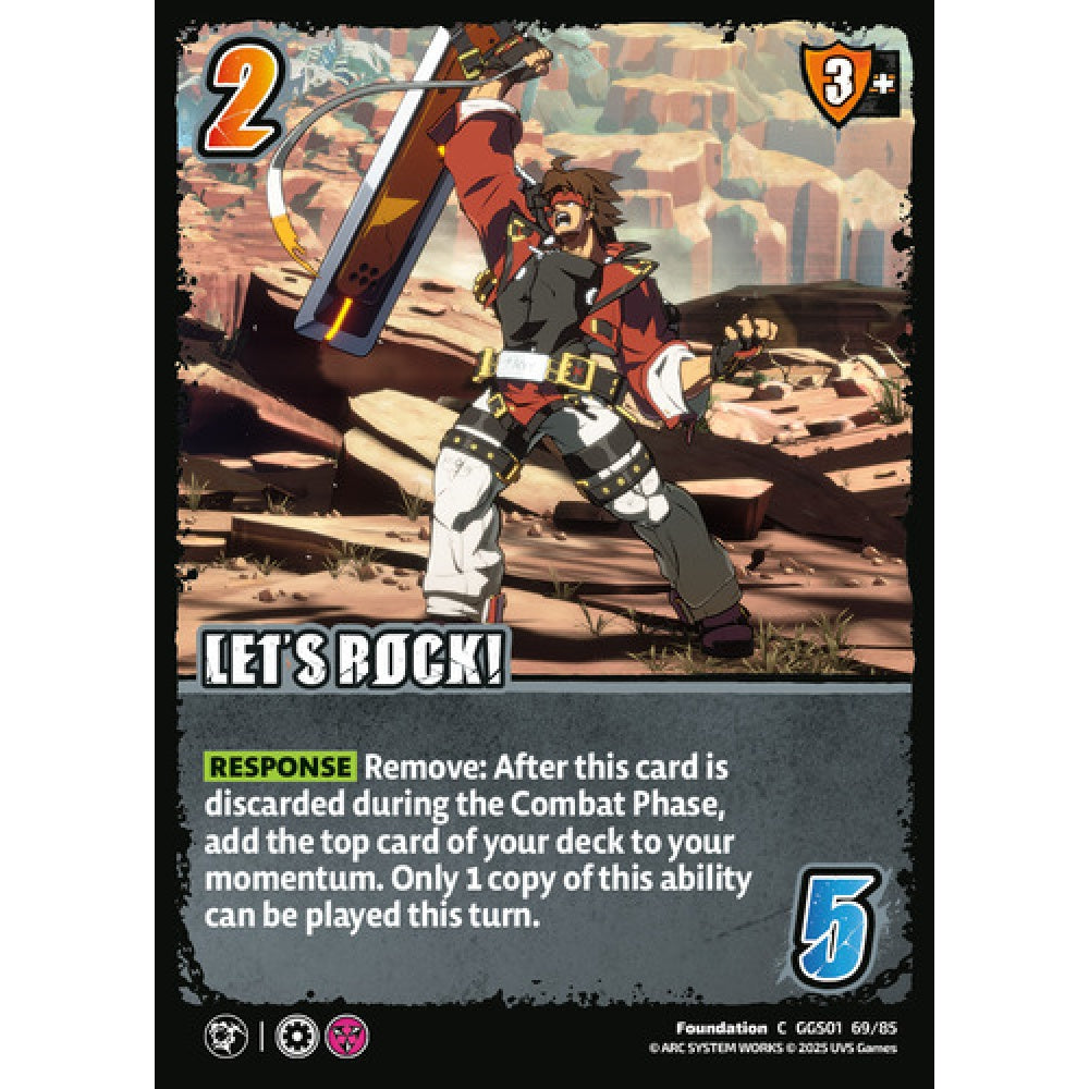 Let's Rock! 69/85 Universus Card Game Guilty Gear -Strive- C Non-Foil