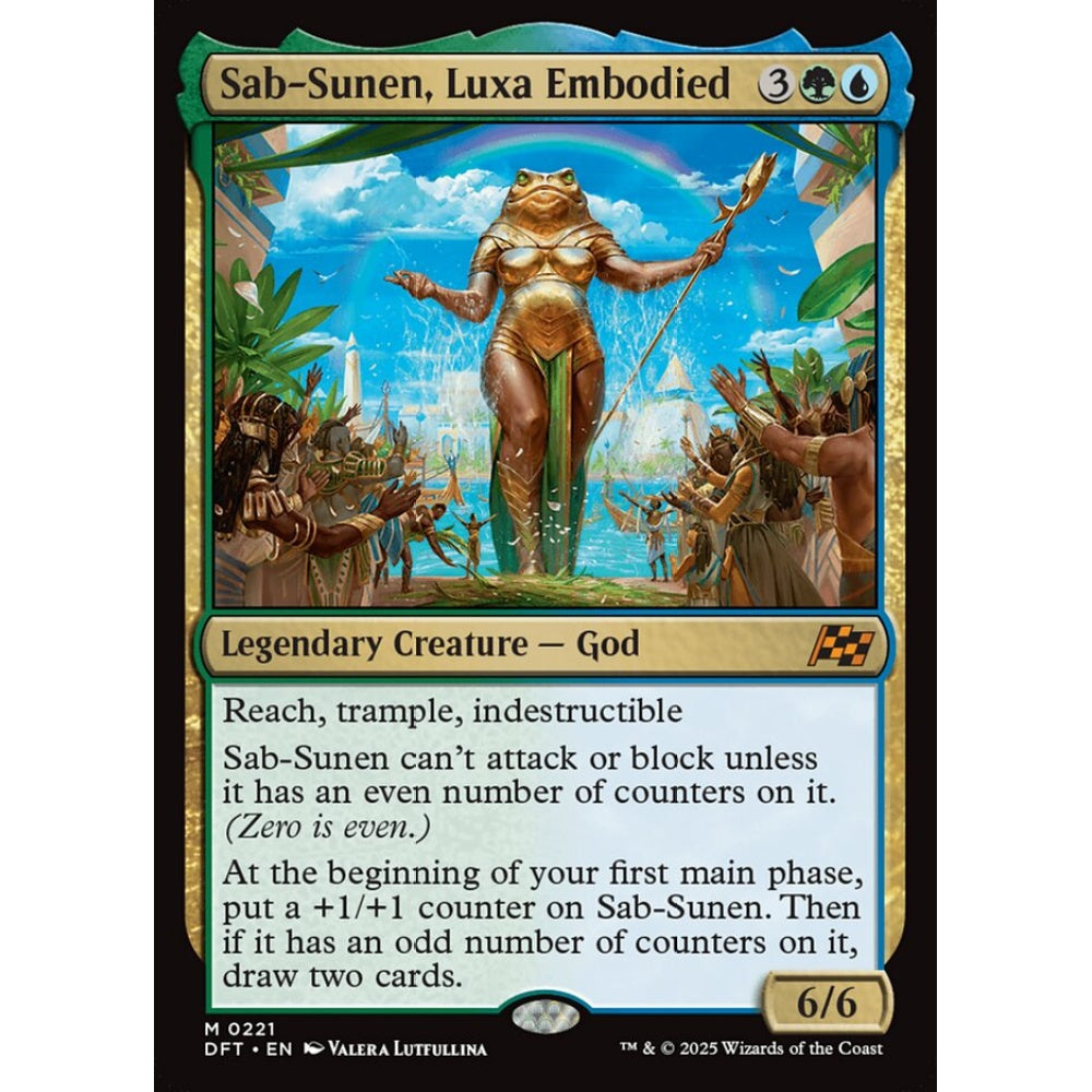 Sab-Sunen, Luxa Embodied, 221, mythic, Magic: The Gathering, Aetherdrift