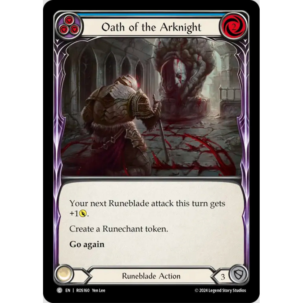Oath of the Arknight, Blue), Common, Flesh and Blood, Rosetta
