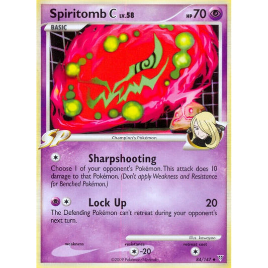 Spiritomb C Uncommon 84/147 Pokemon Card Game Supreme Victors
