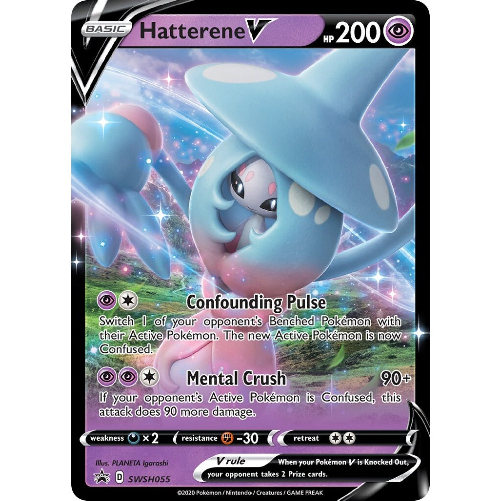 Hatterene V Promo SWSH055 Pokemon Card Game Sword & Shield Promos