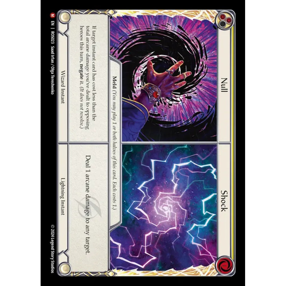Null
Shock ROS023-RF Majestic Flesh & Blood Trading Card Game Rosetta in Rainbow Foil Art