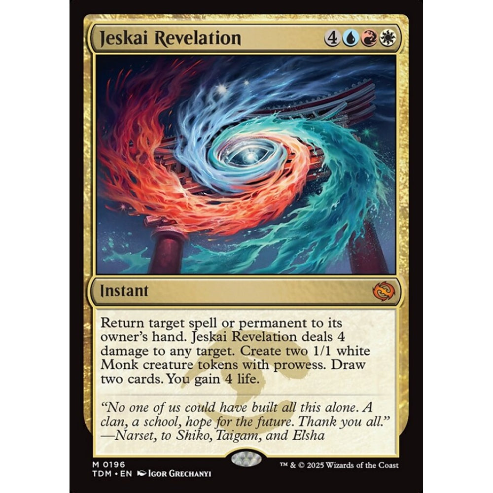 Jeskai Revelation mythic 196 Magic the Gathering Tarkir: Dragonstorm