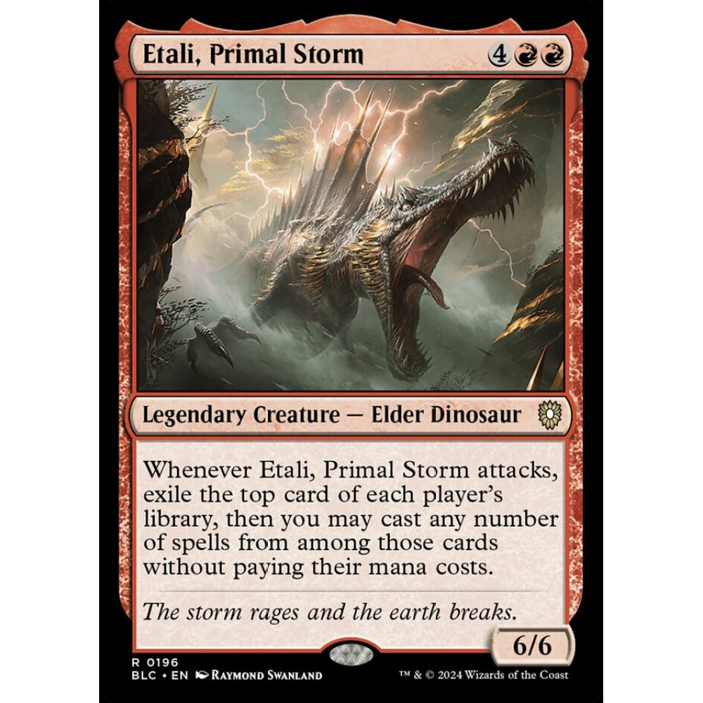 Etali, Primal Storm, 196, rare, Magic: The Gathering, Bloomburrow