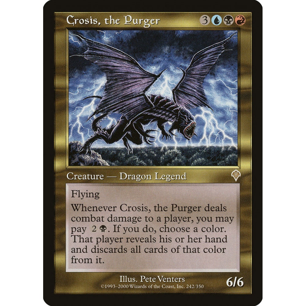 Crosis, the Purger rare 242 Magic the Gathering Invasion