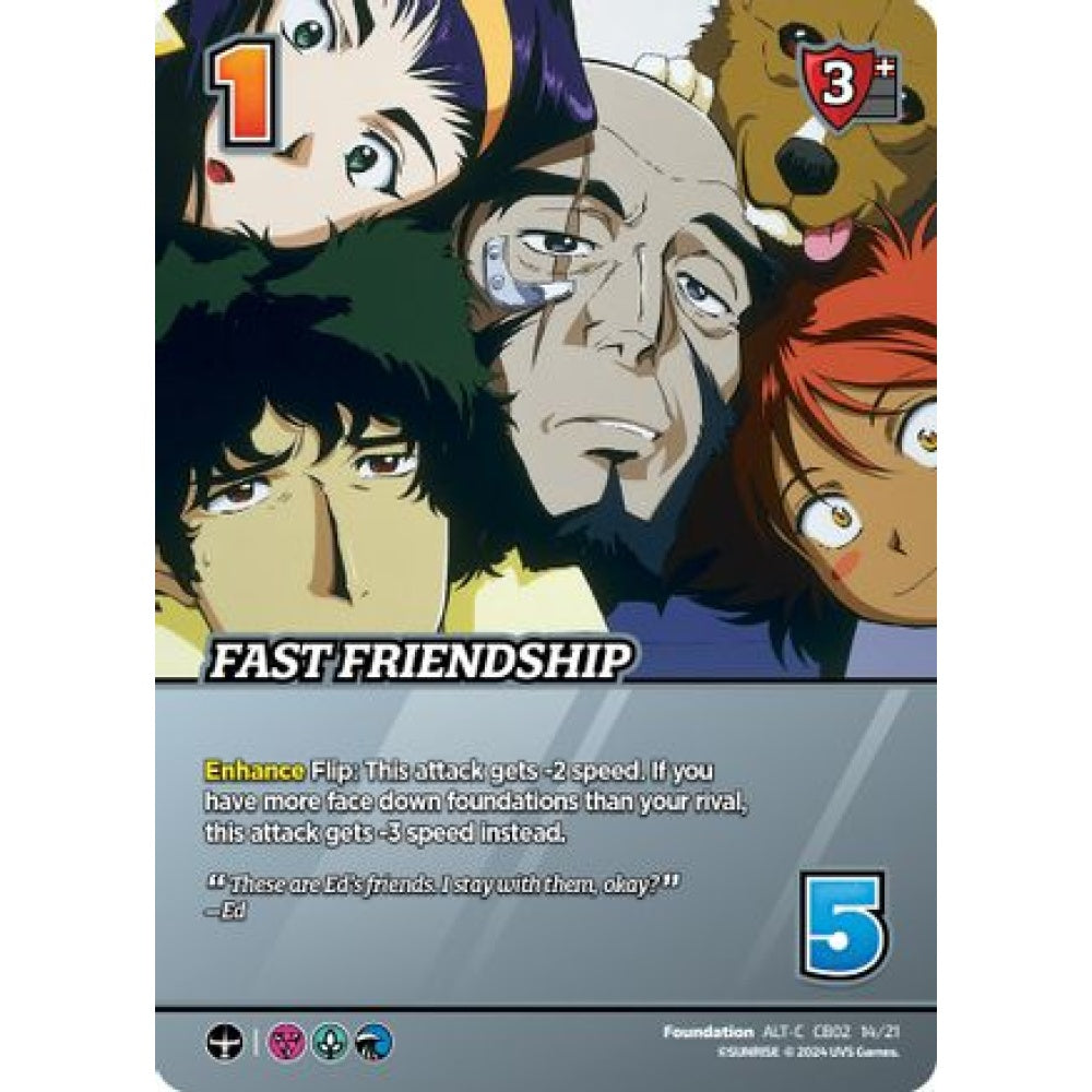Fast Friendship, 14/21, C-ALT, UniVersus, Cowboy Bebop & Trigun Stampede