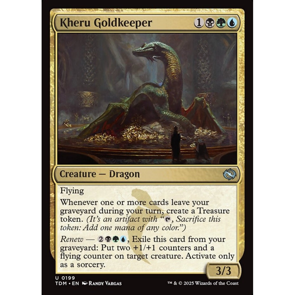 Kheru Goldkeeper uncommon 199 Magic the Gathering Tarkir: Dragonstorm