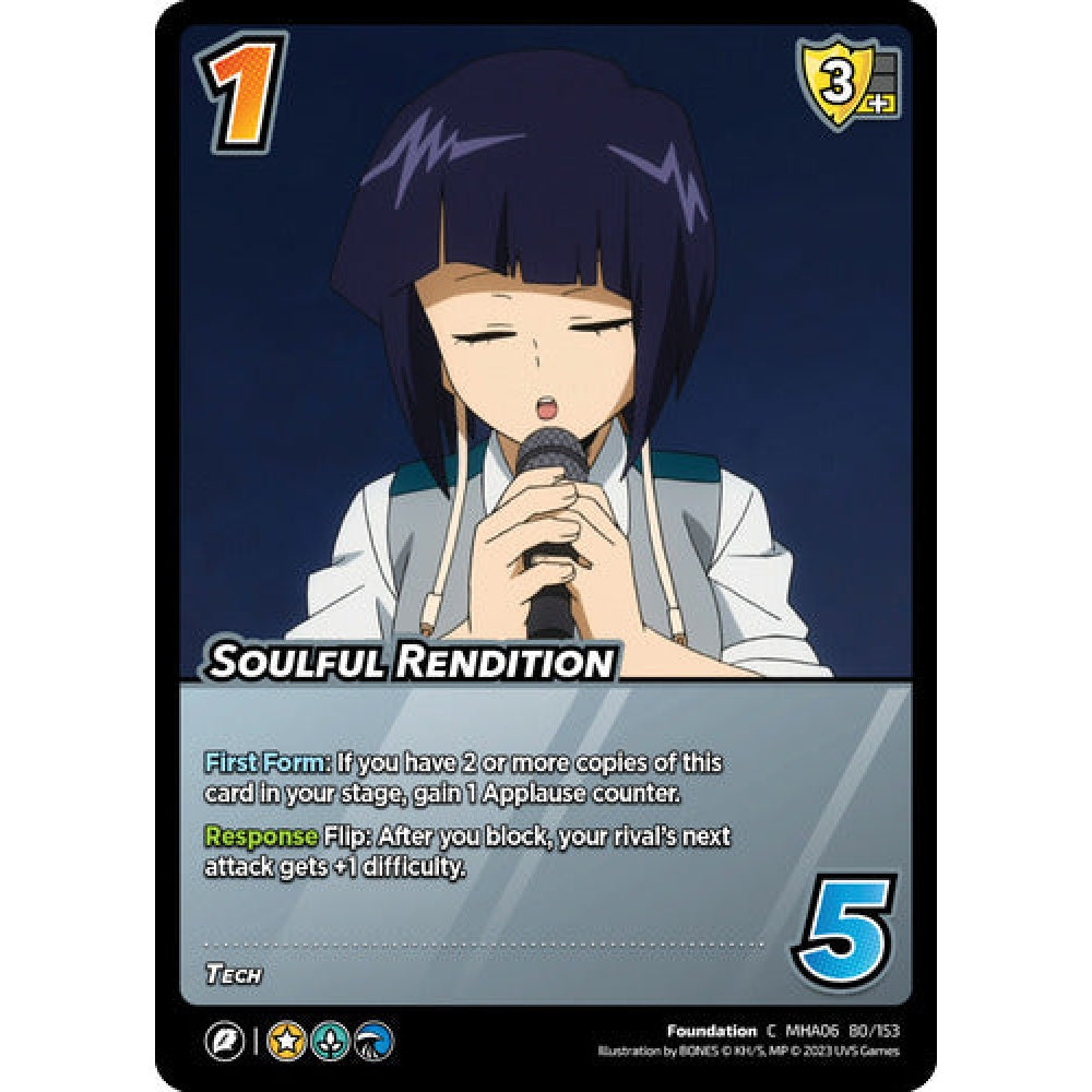 Soulful Rendition, 80/153, C, UniVersus, MHA06 Jet Burn