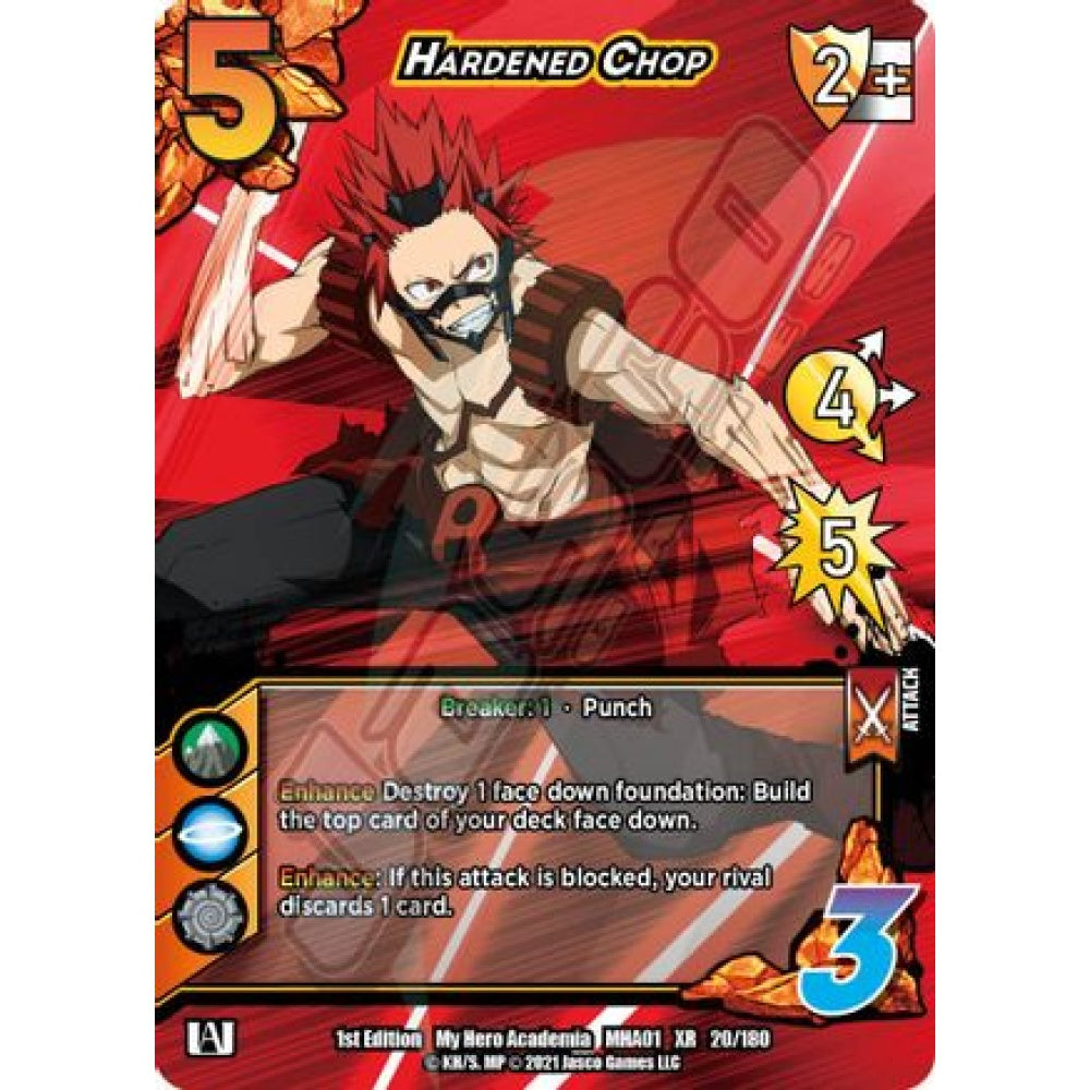 Hardened Chop, 20/180, R, UniVersus, MHA01 My Hero Academia