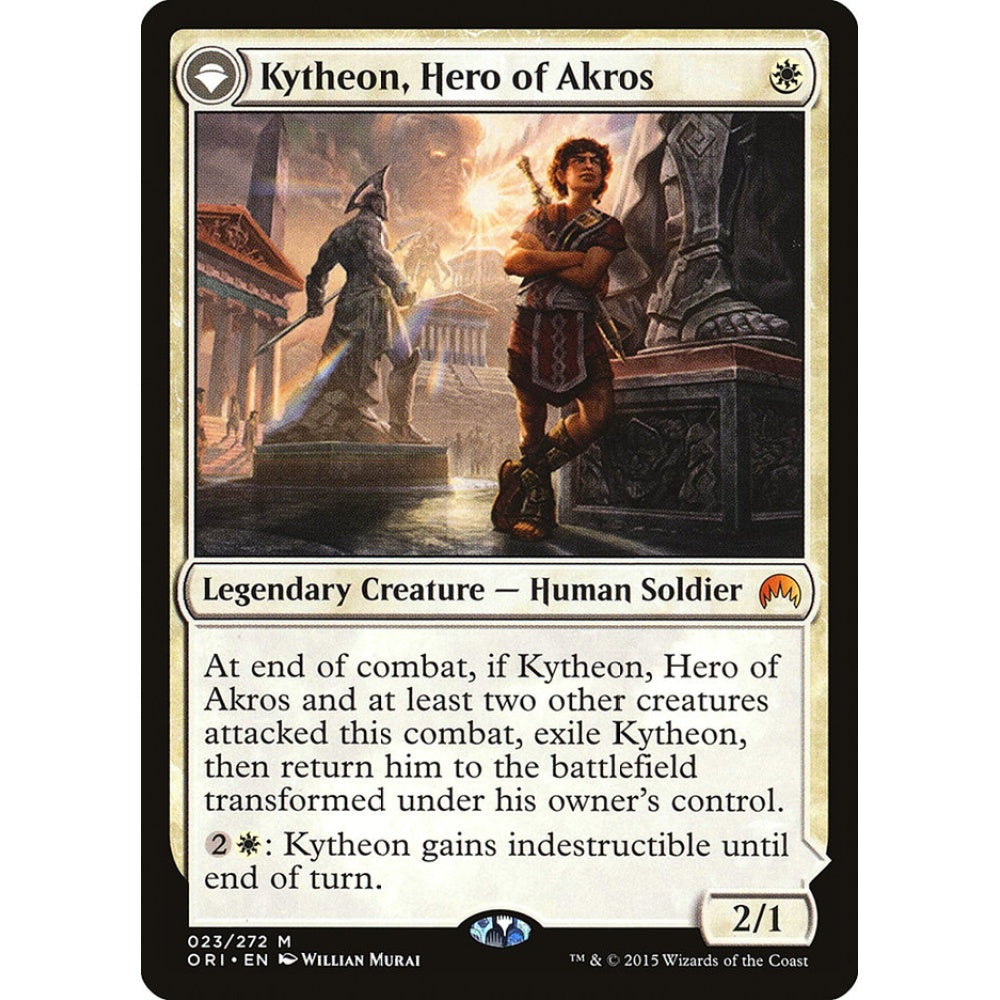 Kytheon, Hero of Akros // Gideon, Battle-Forged mythic 23 Magic the Gathering Magic Origins