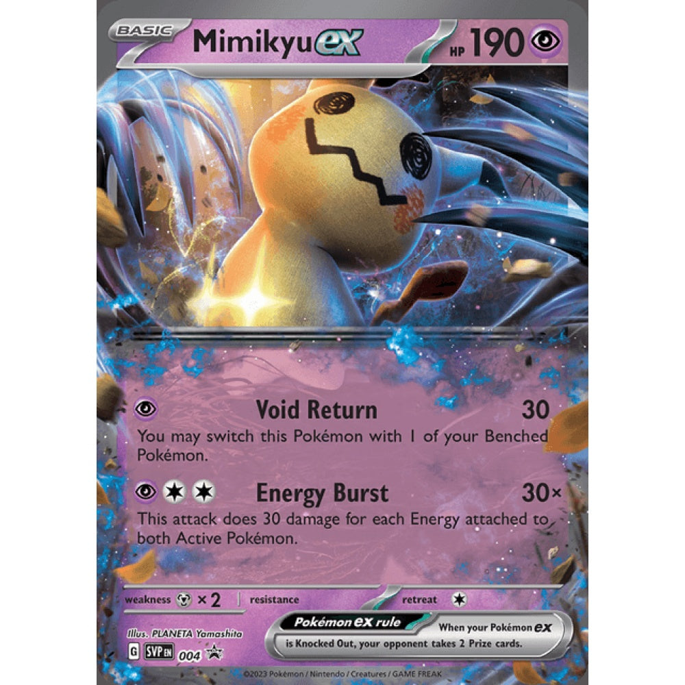 Mimikyu ex Black Star Promo 4 Pokemon Card Game Scarlet & Violet Promos