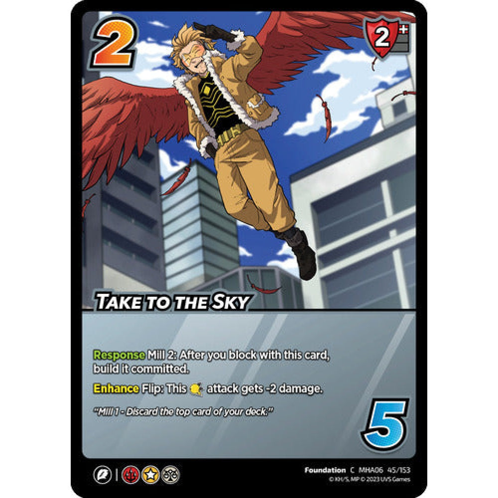 Take To The Sky, 45/153, C, UniVersus, MHA06 Jet Burn