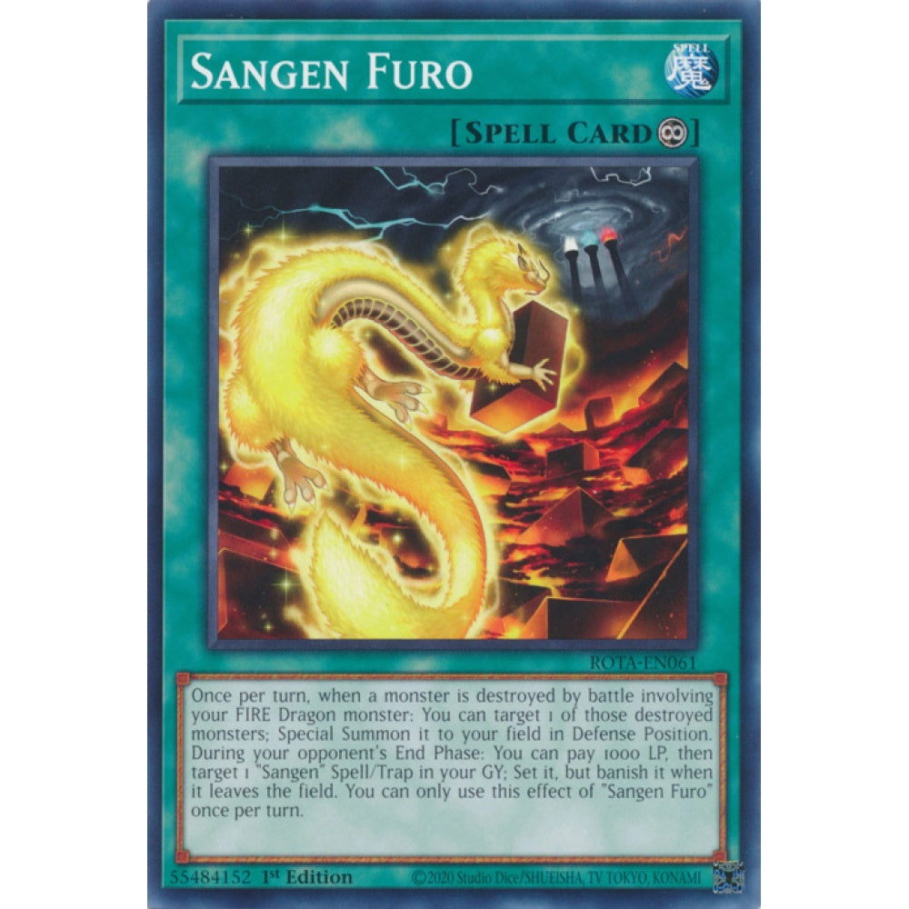 Sangen Furo ROTA-EN061 Common Common Yu-Gi-Oh Rage of the Abyss in Art