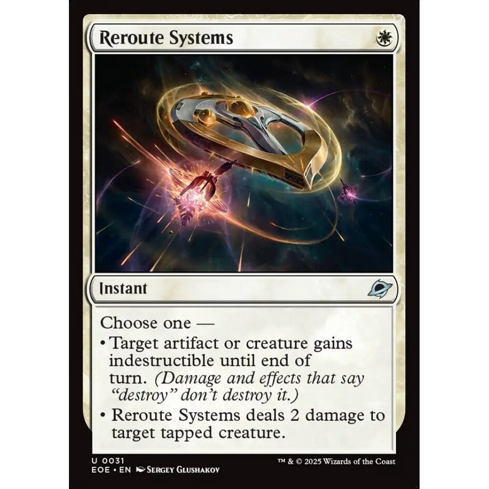 Reroute Systems uncommon 31 Magic the Gathering Edge of Eternities