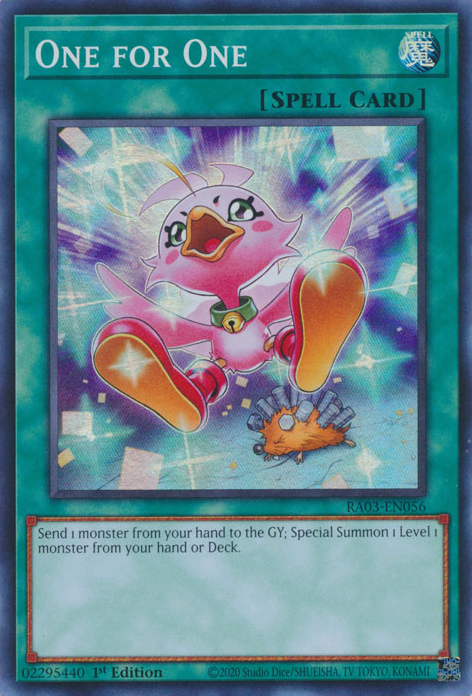 One for One RA03-EN056 Ultra Ultra Rare Yu-Gi-Oh Quarter Century Bonanza in Alt-Art Art