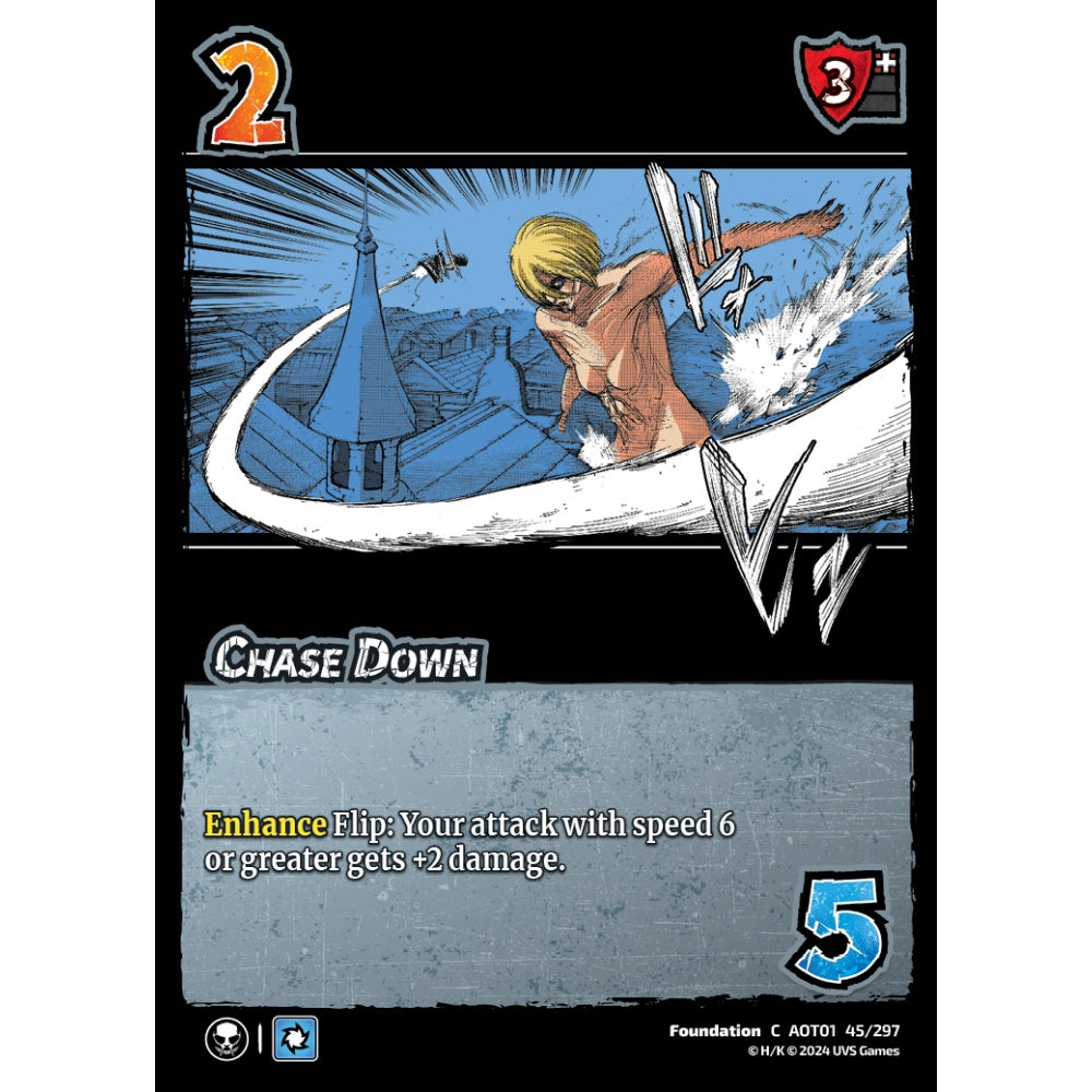 Chase Down, 45/297, C, UniVersus, Attack on Titan: Battle for Humanity