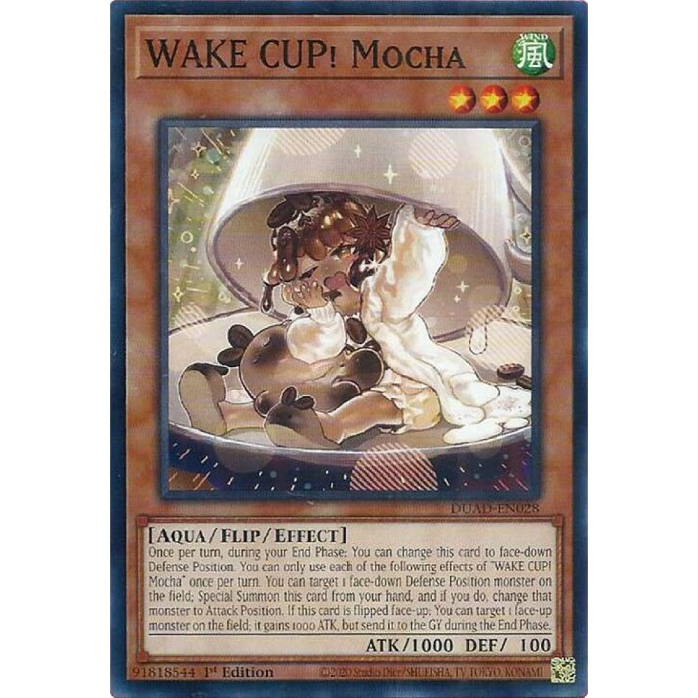 WAKE CUP! Mocha DUAD-EN028 Common Yu-Gi-Oh Duelist's Advance