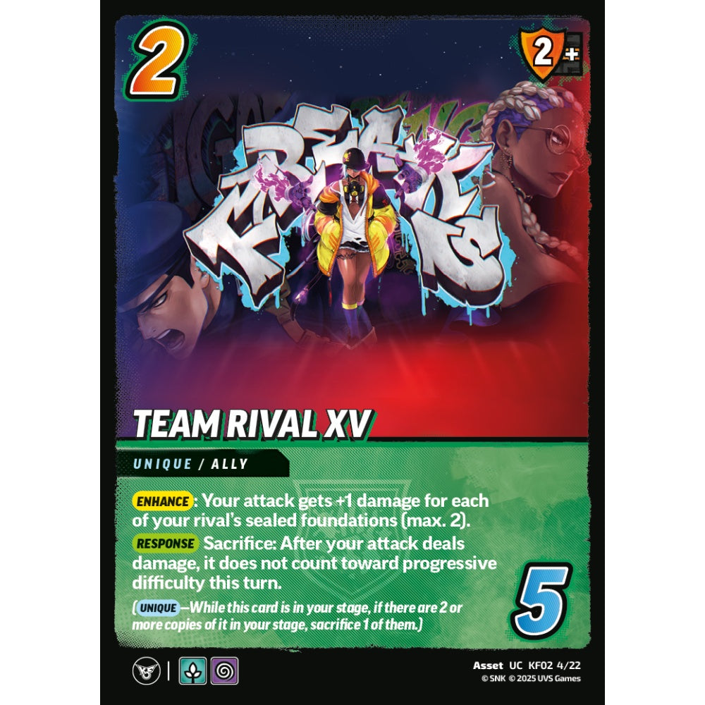 Team Rival XV 4/22 KF02 Universus The King of Fighters XV: Challenger Series: Team Rival Asset UC