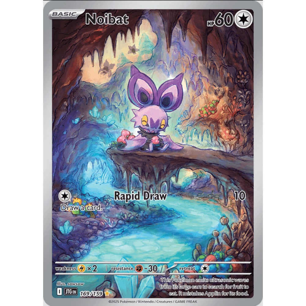 Noibat 169/159 IR Illustration Rare JTG Journey Together Pokemon
