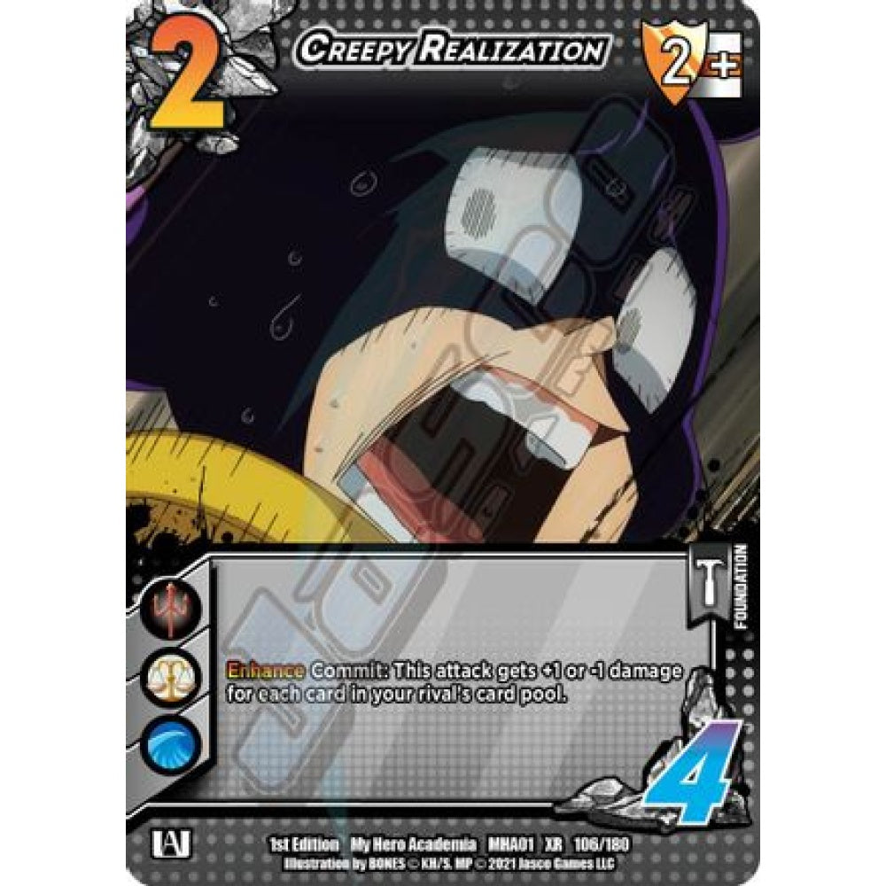 Creepy Realization, 106/180, XR, UniVersus, MHA01 My Hero Academia