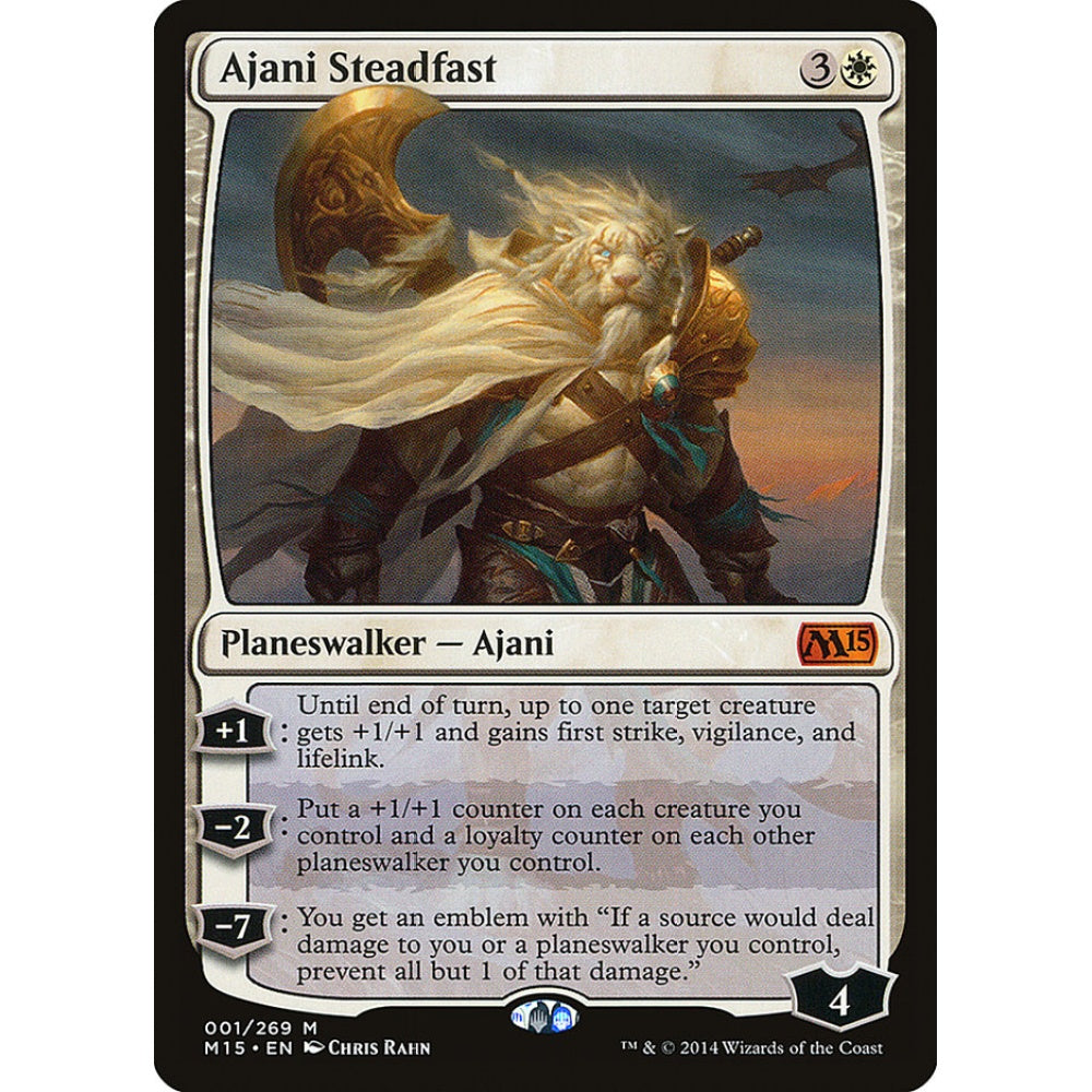 Ajani Steadfast mythic 1 Magic the Gathering Magic 2015