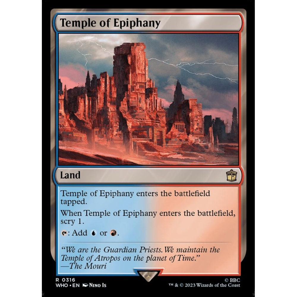 Temple of Epiphany rare 316 Magic the Gathering Doctor Who