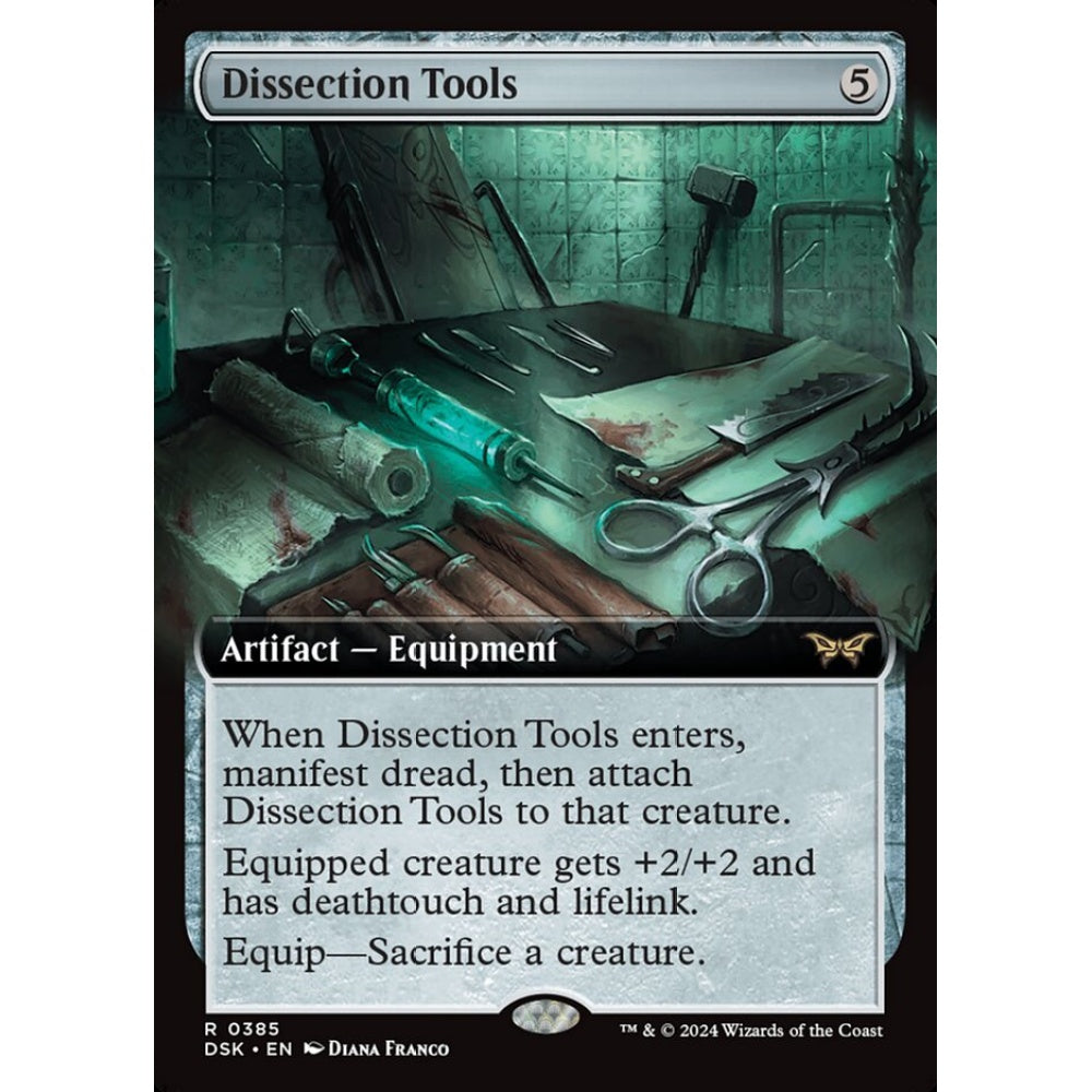 Dissection Tools, 385, rare, Magic: The Gathering, Duskmourn: House of Horror