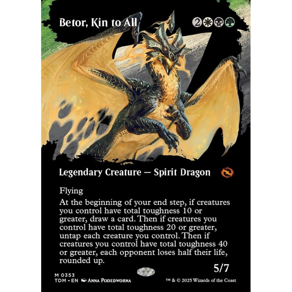 Betor, Kin to All mythic 353 Magic the Gathering Tarkir: Dragonstorm